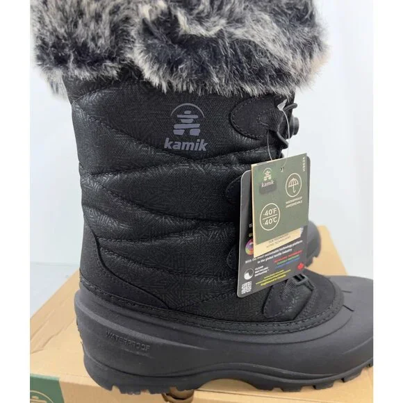 Kamik Women's Momentum 3 Waterproof Winter Boot Black Size 10 New~~~ - Picture 4 of 9